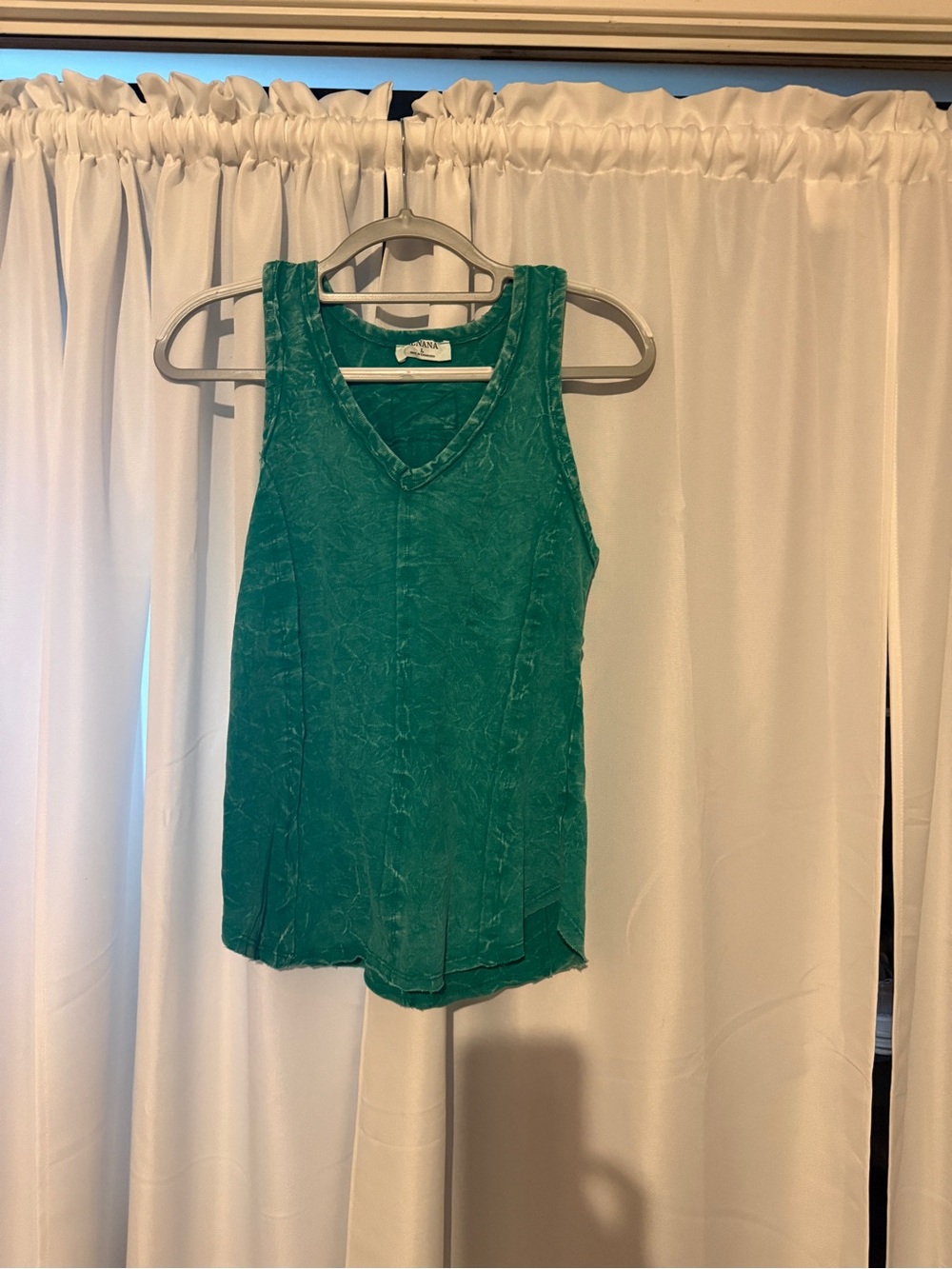 Zenana Outfitters Teal V-Neck Sleeveless Tank